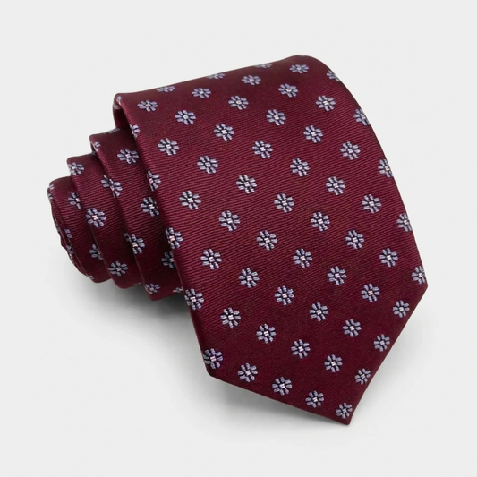 Bastien | Cravate à motif floral